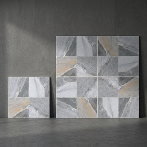 Carreaux de sol en porcelaine émaillée numérique modernes 400x400mm, haute résistance, antidérapants, pour extérieur - Product Image 2