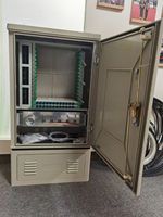 Armoire de distribution de fibres optiques 96/144/288/576 fibres SMC/Acier inoxydable, Armoire de connectivité optique FTTH