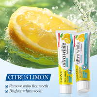 SADOER Dentifrice Blanchissant aux 5 Saveurs de Fruits Ultra Blanc Nettoyage en Profondeur Soin Buccal Haleine Fraîche Santé Dentaire 100g