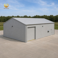 Entrepôt préfabriqué en structure métallique, assemblage rapide, résistant aux intempéries, atelier métallique isolé, garage de stockage, bâtiment industriel