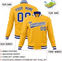 Blouson d'aviateur décontracté en jersey de baseball personnalisé avec fermeture à col mandarin saison d'hiver service OEM teint traitement