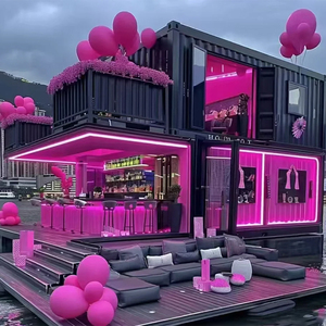 China Factory Custom Prefab Luxury Modern Qatar Flat Pack Villa 2 3 4 Bedroom House Container Home 20ft 40ft Opciones de tamaño de acero - Product Image 5