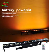 Projecteur DJ LED RGB 5050 Pixel sans fil, faisceau, stroboscope, DMX, blinder, CRI 90 élevé, IP33 pour mariage