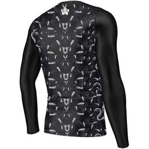 Custom Men's Free Hugs Wrestling BJJ Performance Slim Fit Jersey Shirt Manga Larga Rash Guard - Product Image 4