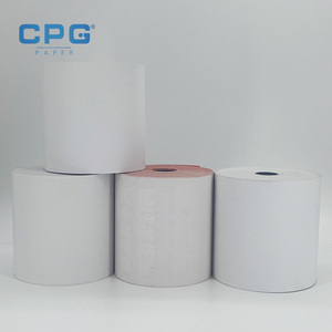 Papier thermique certifié FSC 3 1/8" 55 g/m² en rouleau, prix usine, pour reçus de caisse de supermarché et points de vente - Product Image 1