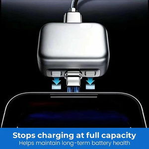 อะแดปเตอร์ชาร์จเร็วสำหรับโทรศัพท์ 140w ระบบหยุดอัตโนมัติอัจฉริยะ แยกการชาร์จเต็มที่ ตัวป้องกันการตัดไฟอัจฉริยะ ตัวชาร์จพร้อมระบบปิดเครื่องอัตโนมัติ - Product Image 3