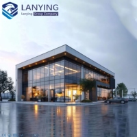 Edificio Prefabricado Moderno de Estructura de Acero 2026, Gran Espacio para Exhibición de Autos, Taller 4S, Estructura de Acero Pesado con Viga en Forma de H, Fácil Montaje