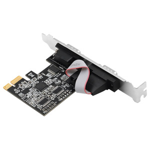 AX99100 Chip DB9 <strong>RS232</strong> Adapter Card PCI-E 2-<strong>Port</strong> <strong>Serial</strong> COM <strong>Port</strong> Expansion for Desktop Computer &amp; Printer Stock Available - Product Image 3
