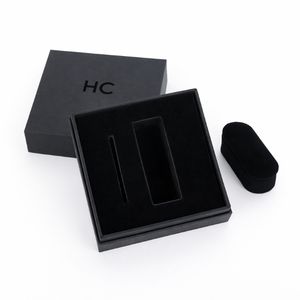 กล่องใส่นาฬิกาสุดหรูสองช่อง วัสดุหนังเทียม กล่องโชว์เครื่องประดับ กล่องใส่นาฬิกาบุผ้ากำมะหยี่ ปั๊มฟอยล์โลโก้ตามสั่ง ราคาโรงงาน - Product Image 5