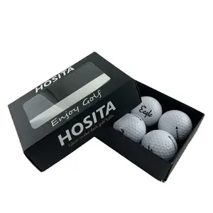 Game Ball Box Hot Sales benutzer definierte Logo Sporta us rüstung Sport bälle 6 Stück Golfball Verpackungs box mit Fenster