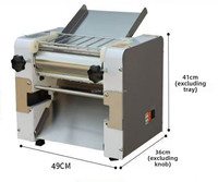 Industrielle Kommerzielle Teigwalzmaschine Automatischer Teigausroller für Bäckerei Pizza Roti Herstellung Edelstahl 110V 220V