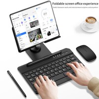 Samsung Galaxy Z Fold7 Fold6 Fold5 5G Z Fold4 Fold3 Fold2 Fold Klavye Manyetik Katlanır Stand Tutucu Mouse Stylus Kalem