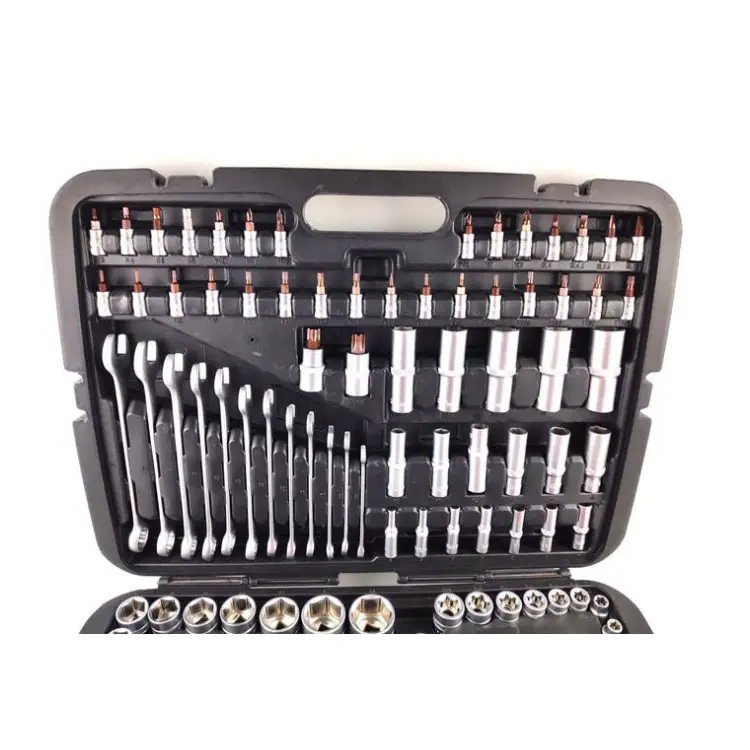 Auto Reparatie Tool Mechanische Onderhoud Combinatie 215 Stuk Socket Wrench Hexagon Socket