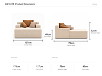 Knochenloses Sofa, komprimiertes Schlafsofa, Cord-Sofa, großes Sofa, Hotel-Vakuum-Kompressions-Schaumstoff-Couch-Set – Hersteller