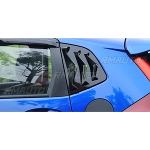 For Honda Fit 2014-2019 Car Rear Triangle <b>Window</b> Shark Cheek Trim Body Kit Rear Side Vent <b>Window</b> Trim <b>Cover</b> Modification Part - Product Image 5