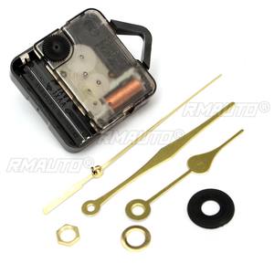 10 Piezas Mecanismo de Reloj de Cuarzo para Coche y Hogar, Eje Largo Dorado, Kit de Herramientas de Reparación Manual DIY Universal - Product Image 4