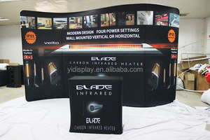 Yidisplay Tùy Chỉnh 20ftx20ft Được Thiết Kế Xách Tay Triển Lãm Thương Mại Hiển Thị Căng Thẳng Vải Modular Triển Lãm Gian Hàng Nhôm Khung Dye - Product Image 6