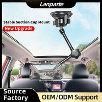 Usine directe robuste Angle réglable bras magique voiture ventouse support de téléphone portable Rotation à 360 degrés réglable