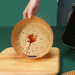 Feuilles de cuisson jetables pour friteuse à air <span class=keywords><strong>Ninja</strong></span>, 125 pièces, compatibles avec la plupart des friteuses à air de 4 à 8 QT - Product Image 5