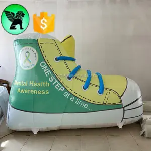 Zapatos de lona inflables personalizados para publicidad, 3m, gigante, A6678