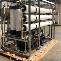 Système de dessalement d'eau de mer SWRO à double niveau écoénergétique 2000 LPH avec cadre en FRP pour la production d'eau douce dans les stations balnéaires