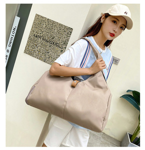 Sac de yoga unisexe avec compartiment séparé pour chaussures, séparation humide/sec, sac de sport à main, en polyester Oxford, durable, portable, convient pour tapis de yoga - Product Image 6