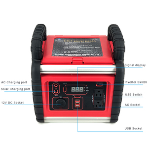 เครื่องกำเนิดไฟฟ้าพลังงานแสงอาทิตย์แบบพกพา 400w แบตเตอรี่ลิเธียม 506L สถานีไฟฟ้าแบบพกพา และพาวเวอร์แบงค์แบบพกพา - Product Image 3