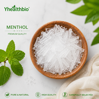 Cristaux de menthol naturel en vrac de qualité alimentaire et cosmétique, vente en gros