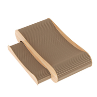 Arbre à chat en carton de bois de luxe, design imprimé personnalisable, haute qualité, durable, 100% recyclable, écologique, innovant
