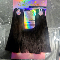 Perruques de cheveux naturels bruts 100 % naturels de haute qualité, 3 pièces par paquet, prix abordable, 8-10 pouces, mèches de cheveux humains brésiliens Remy
