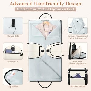 Free Sample Wholesale Custom Promotional Non-Woven Fabric Garment <b>Bag</b> Dust <b>for</b> Dresses and <b>Suits</b> Recyclable Storage Solution - Product Image 5