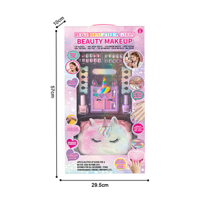 Juguetes de maquillaje seguros y lavables <span class=keywords><strong>para</strong></span> niños y <span class=keywords><strong>niñas</strong></span>, Kits de maquillaje OEM ODM, juego de cosméticos de imitación, pegatinas de esmalte de <span class=keywords><strong>uñas</strong></span> DIY, sombra de ojos - Product Image 2