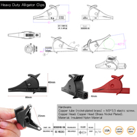 Multimeter Test Lead Kit Replaceable Probes Digital Electrical Multimeter Test Clips