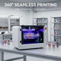 WD-DF360HD Printer Inkjet UV Otomatis Baru dengan Pencetakan 360 Derajat Tanpa Hambatan untuk Botol, Produk Silinder & Pencetakan Kartu