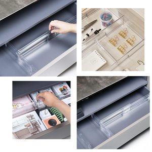 Nhà rõ ràng <span class=keywords><strong>Acrylic</strong></span> ngăn kéo ngăn tổ chức có thể điều chỉnh ngăn kéo trong suốt - Product Image 6