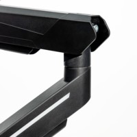 Supporto per Doppio Monitor con Rotazione a 360 Gradi, Montaggio Ergonomico a Morsetto C, Compatibile VESA 75x75mm 100x100mm, Braccio per Doppio Monitor da Scrivania