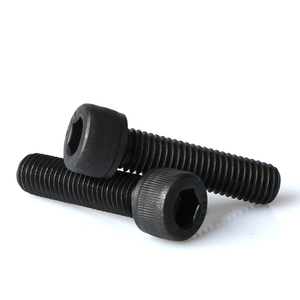 M3 M10 Lớp 12.9 Màu Đen Hình Lục Giác Ổ Cắm Cup Đầu <span class=keywords><strong>Cap</strong></span> Bolt Có Knurled Tay Vít - Product Image 5