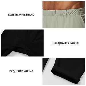 <span class=keywords><strong>Pantalon</strong></span> cargo tout usage de haute qualité, coupe-vent, imperméable, pour hommes, randonnée, vélo, golf, salle de sport, fitness, loisirs, jogging - Product Image 4