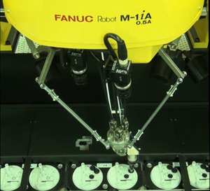 Robot Industriale Automatico <span class=keywords><strong>SCARA</strong></span> FANUC <span class=keywords><strong>M</strong></span>-1iA/0.5AL per Smistamento Rapido negli Impianti di Lavorazione Alimentare - Product Image 2