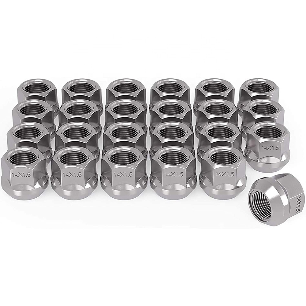YAQIYA Car Wheel Accessories Parts M14x1.5 Open End Bulge Acorn Lug Nut