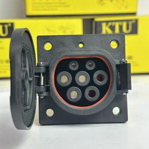 Prise de charge rapide pour véhicules électriques GB/T AC 16A 32A <span class=keywords><strong>220V</strong></span>, entrée pour voitures électriques BYD NIO MG, 7 broches, norme chinoise - Product Image 3