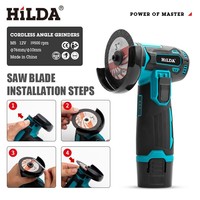 Mini-meuleuse d'angle de 3 pouces, moteur à balais, batterie au lithium rechargeable, polisseuse multifonctionnelle, coupeur pour bois, céramique, jade, verre