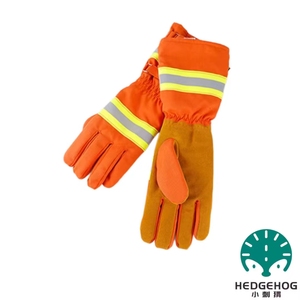 Gants de lutte contre l'incendie de forêt résistants à la chaleur en cuir de vachette de haute qualité - Product Image 5
