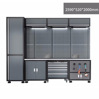 Système de rangement modulaire à tiroirs pour garage et atelier, armoire à outils en acier laminé à froid personnalisée OEM, établi amovible, capacité de charge 500 kg