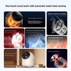Lave-linge entièrement automatique <span class=keywords><strong>à</strong></span> chargement frontal pour sous-vêtements, petit format, haute température, désinfection par ébullition, stérilisation, séchage, mini - Product Image 3