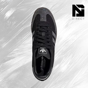 Zapatillas <span class=keywords><strong>Adidas</strong></span> Samba OG 'Black Silver Rhinestones' de Lujo <span class=keywords><strong>para</strong></span> Mujer, Antideslizantes, Casuales - Product Image 4