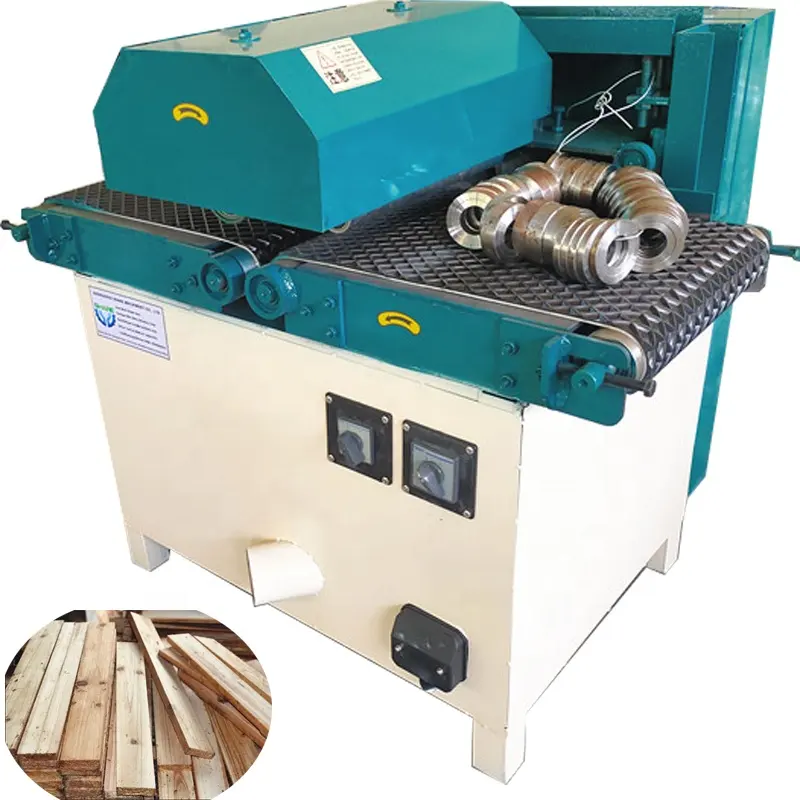 Automatisation Machine de découpe de bois Scie à lames multiples Scierie Prix de la machine de découpe de bois en Inde