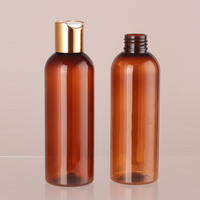 Benutzer definierte Amber Clear Luxus leere Haaröl flasche 200 ml Quetsch flasche für Body Wash Cosmetic Lotion Flasche