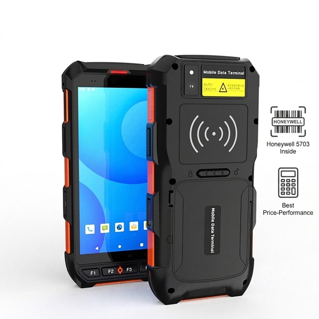Honeywell 5703 2D Barcode Scanner Built-in UHF RFID Handheld Mobile Computer Device