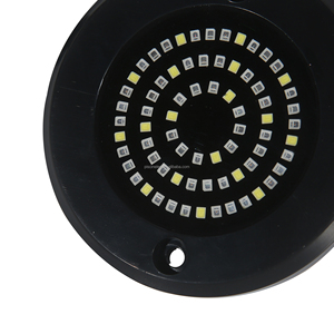 Luz LED para Piscina, Plástico, Colorida, Impermeable, Foco de Pared, IP68, RGB, Recargable, Regulable, Control Remoto, Plana - Product Image 2